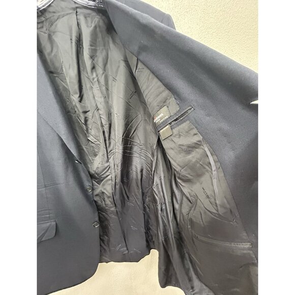 Kiton Napoli 100% Cashmere Mens Blazer Sport Coat Size 52 Drop L7 Navy Blue - Picture 11 of 11